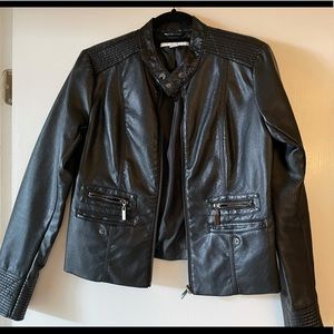 Black leather jacket, New York & Co.